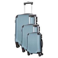 Travel One Burnaby Set of 3 Suitcases, Blue