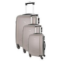 travel one burlin set of 3 suitcases beige