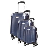 travel one tecapa set of 3 suitcases marine