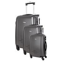 Travel One Burlin Set of 3 Suitcases, Grey