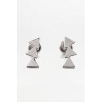 Triangle Ear Climber, SILVER