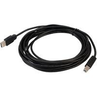 TruConnect USB2-105K Cable USB2 5m A Male to B Male (Black)