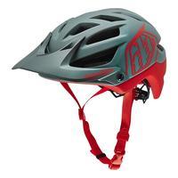 Troy Lee Designs A1 Drone Grey/Red Helmet