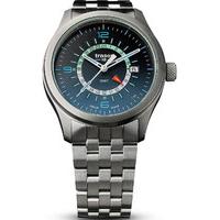 traser h3 watch classic aurora gmt blue bracelet