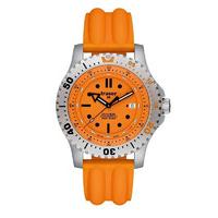 traser h3 watch diver automatic orange silicon