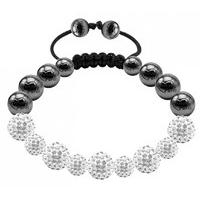 Tresor Paris Bracelet White Crystal S & Magnetite S