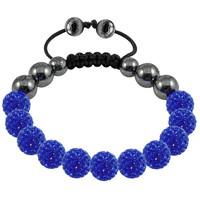 Tresor Paris Bracelet 10mm Blue Crystal S