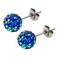 Tresor Paris Earrings Orbite Bleu 6mm