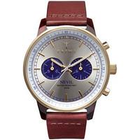 triwa nevil cognac classic blue face watch mens analogue watches in si ...