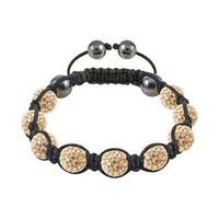 Tresor Paris Bracelet 10mm Gold Crystal S