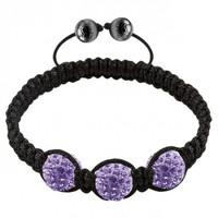 Tresor Paris Bracelet 3 Lilac Crystal S