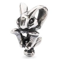 trollbeads bead rabbit of magic silver