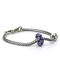 trollbeads bracelet luck joy soft midnight silver