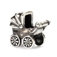 Trollbeads Bead Baby Buggy Silver