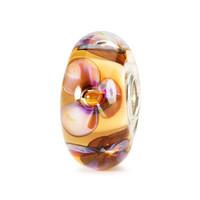 Trollbeads Bead Glass Amber Violets