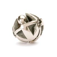 trollbeads bead silver gemini