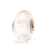 trollbeads bead white bubble