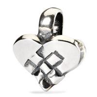 Trollbeads Bead Christmas Heart Silver