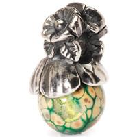 Trollbeads Bead Forget Me Not with Bud Silver