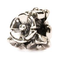 Trollbeads Bead Forget Me Not Silver