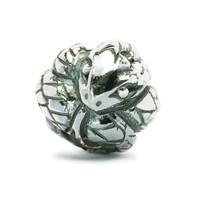 trollbeads bead silver chinese snake