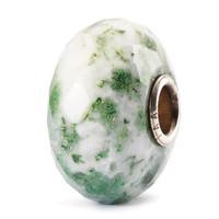 Trollbeads Bead Moss Agate Silver