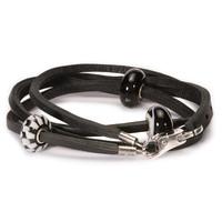 Trollbeads Black Leather Bracelet 39cm