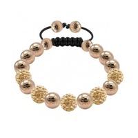 Tresor Paris Gold Plated Gold Crystal Bracelet 019219