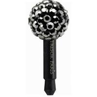 Tresor Paris Grey 10mm Crystal Phone Charm 018512