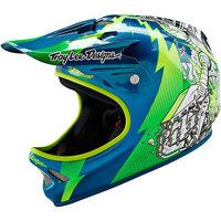 Troy Lee Designs D2 Helmet - Invade Green 2016