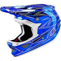 Troy Lee Designs D3 Composite - Pinstripe 2 Blue Chrome 2016