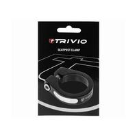 Trivio - Seat Clamp + Bolt Alloy Black 31.8mm