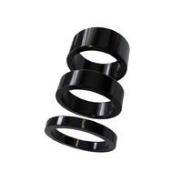 trivio headset spacers alloy 1 18 black 20mm