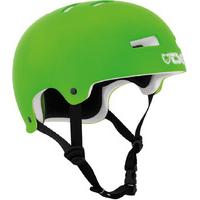 TSG Evolution Solid Colour BMX Helmet Flat Lime Green