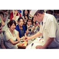 tsukiji market visit sushi making class and asakusa tour