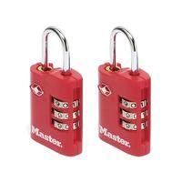 tsa combination zinc padlocks 3 digit 30mm x 2