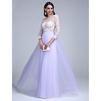 ts couture prom formal evening dress see through a line bateau floor l ...