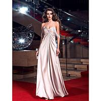 TS Couture Prom Formal Evening Military Ball Dress - Sexy Open Back Elegant Celebrity Style Sheath / Column Sweetheart Floor-length