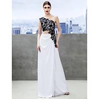 ts couture formal evening black tie gala dress color block sheath colu ...