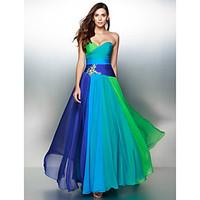 ts couture prom formal evening dress color block a line sweetheart flo ...