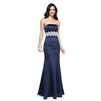 ts couture formal evening dress elegant trumpet mermaid strapless floo ...