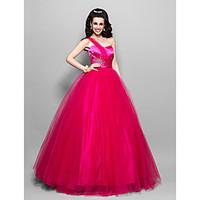 TS Couture Prom Formal Evening Quinceanera Sweet 16 Dress - Vintage Inspired A-line Ball Gown Princess One Shoulder Sweetheart
