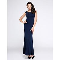 TS Couture Prom Formal Evening Dress - Sexy Trumpet / Mermaid Scoop Ankle-length Jersey with Crystal Detailing Lace