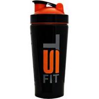 TS FIT Stainless Steel Shaker Cup 25 Oz. Black and Orange