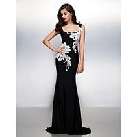 ts couture formal evening dress trumpet mermaid square sweep brush tra ...