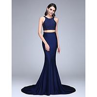 ts couture formal evening dress two pieces trumpet mermaid jewel court ...