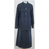 TSW Sportswear, size 14 blue denim jacket & skirt