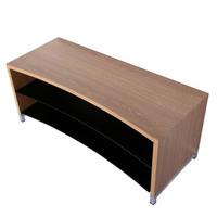 TTAP L643 1300 3O Paris Curve 1300mm TV Stand in Light Oak