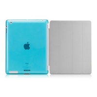 TUNEWEAR Softshell - Protective case for tablet - thermoplastic polyurethane - turquoise - for Apple iPad (3rd generation); iPad 2