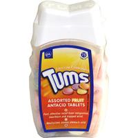 tums fruit antacid tablets x 75